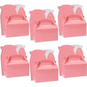 Boite Cadeau En Papier Rose (Lot De 24) - 15,7 X 9 X 15 Cm - Emballage Cadeau Pour Mariage,Anniversaire,Surprises,Friandises,Et Plus Encore - Neuf