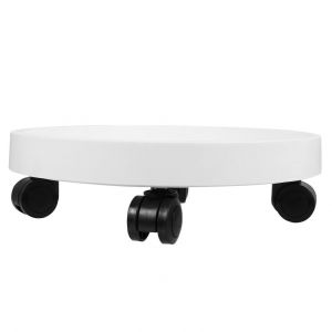 Support a roulettes pour pots de fleurs avec roulettes robustes pour pots jusqu'a une taille reglable, durable et respectueux du sol pour les plantes d'interieur - Neuf