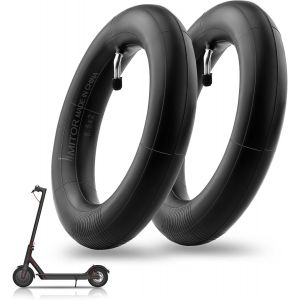 8.5 Inch Reinforced Inner Tube 50/75-6.1 Scooter 8 1/2 X2 With 45&deg; Valve, Silver And Heavy Duty, Thickened For Xiaomi Pro 2 1s M365 Pro Mi3, For Auxiliary Wheel, 2 Pieces - Neuf