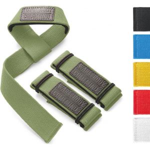 Lasso Sangle Musculation[Évalué À 350 Kg/Neoprene 3mm-6mm] - Sangle De Tirage Pour L'haltérophilie Gym Fitness Crossfit Poignet De Levage, Lifting Straps, Homme Femme[Ela710320] - Neuf