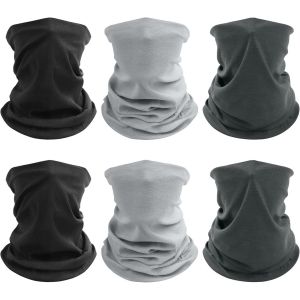 Jfkjg-6 Pcs Bandana Multifonctions Cache Cou Homme,Tour De Cou Homme Hiver Et Femme À Séchage Rapide Cache Cou Moto Homme Cache Nez Pour Sport Cyclisme Yoga Ski Randonnée - Neuf