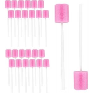 Kalanka-Lot De 100 B&acirc;tonnets D'&eacute;ponge Pour La Bouche - &Eacute;ponge Portable - B&acirc;tonnets De Nettoyage Des Dents - Outil De Nettoyage Des Dents - Sant&eacute;, Med, Comfort (Style 2) - Neuf