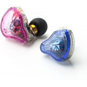 lbgwp60-Kbear Ks2 Écouteurs Intra-Auriculaires Hifi 1Ba 1Dd Hybride Son Stéréo, Kb Ks2 Avec Suppression Du Bruit, Écouteurs Légers Pour La Course À Pied, La Marche, Le Sport (Avec Micro, Bleu) - Neuf