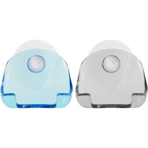 2x Porte Rasoir - Lot de 2 Ventouses Rasoir 5 x 4,5 x 2,5 cm avec Petit Crochet en Plastique - Support Rasoir Salle de Bain Douche - Neuf