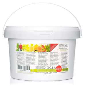 TEPPE-Sel Epsom Engrais de Jardin Universel Ecologique 2.5kg Fertilisant Potager Nutriment Plantes d'intérieur, Feuilles Jaunes, Tomates, Pelouse - Neuf