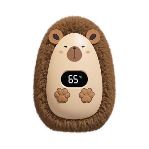 Chauffe-Mains Efficace A 3 Vitesses Avec Reglage Numerique De La Temperature Capybara Brown - Neuf