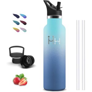 Gourde Isotherme, Gourde 1l, Sans Bpa, Bouteille Isotherme, Anti Fuite, Gourde Inox, Double Isolation, Gourdes De Camping Et Randonnée, Facile À Nettoyer, Gourde , Pour Aptitude, Voyage - Neuf