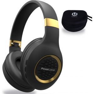 Casque Audio Bluetooth sans-Fil avec Microphone Int&eacute;gr&eacute;, Basses fr&eacute;quences St&eacute;r&eacute;o Hi-FI, Confortable Cache-Oreilles pour Les Cours en Ligne, T&eacute;l&eacute;phones Portables, Tablettes, PC,TV - Neuf