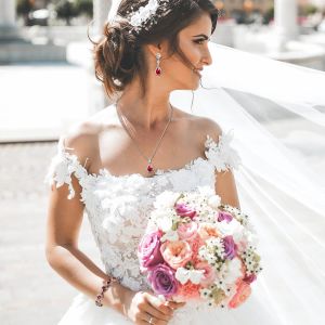 Parure Bijoux Mariage Pour Femme Mariée Collier Bracelet Clip On Boucle D'oreilles Ensemble Cristal Strass Pendentif Larme Boucles D'oreilles Prom Fiançailles Faire La Fête Parure Bijoux - Neuf