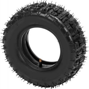 MEVRONISSHOP-13x5.00-6 Pneu, Tige en m&eacute;tal Droite Pneus de Moto Chambres &agrave; air Motif antid&eacute;rapant en Caoutchouc R&eacute;sistant &agrave; la Perforation pour Dirt Bike ATV Tondeuse &agrave; Gazon - Neuf