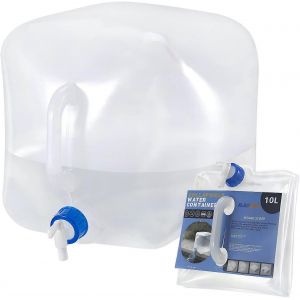 Récipient D'eau Pliable Avec Robinet,Bidon De Stockage D'eau Sans Bpa Gourde D'eau Pour L'extérieur - Neuf