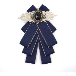Broche Tendance, Mod&egrave;le &Agrave; Nouer Soi-M&ecirc;me, Accessoire &Eacute;l&eacute;gant Pour Le Col - Neuf