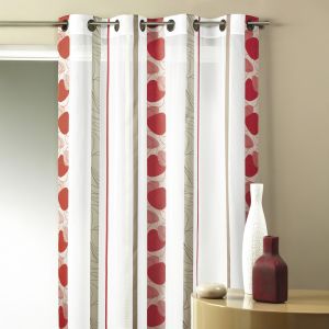 Voilage En Jacquard Fantaisie - Neuf