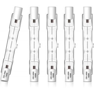 Kalanka-R7s Ampoule Halog&iquest;&iquest;Ne 78mm 150w, Ac220-240v Dimmable Halog&iquest;&iquest;Ne R7s Blanc Chaud 2800k, J78 Ampoule Halog&iquest;&iquest;Ne Crayon Pour L'&iquest;&iquest;Clairage De Paysage, S&iquest;&iquest;Curit&iquest;&iquest;, Lampadaire, Lot De 5 - Neuf