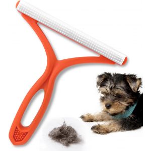 Jgd-Outil D'&eacute;pilation Double Face Pour Chiens Et Chats - Outil &Agrave; Gratter - &Eacute;pilateur De Poils De Chien Et Chat - Brosse Portable R&eacute;utilisable Pour Poils D'animaux De Compagnie, Voiture, Canap&eacute;, Lit - Neuf