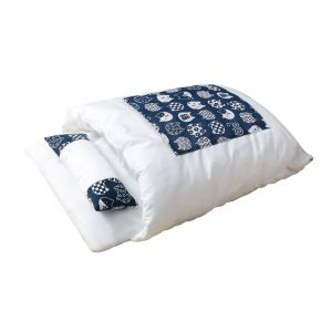 Hjlian Blue Lucky Cat Xl - Extra Large [Recommande Dans Les 20 Chats] Nouveau Sac De Couchage Japonais Pour Chat Amovible Et Lavable Lit Semi-Ferme Pour Chat Lit Chaud Pour Chat Maison D'hiver Pour Chat Lit Pour Chat - Neuf