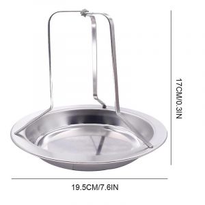 Grille De Rôtissoire À Poulet Antiadhésive En Acier Inoxydable Pour Canette De Bière - Neuf