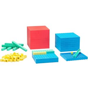 aktiv lernen - Set de calcul décimal de base, 121 pces en bte carton - RE-Plastic® - Neuf