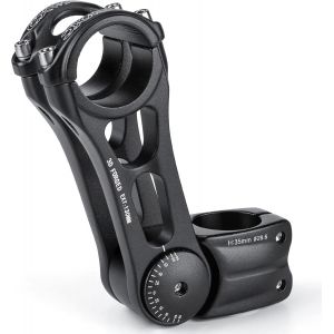 Subzonal-Potence Réglable Pour Vtt 31,8 Mm 70 Degrés ¿ 90/110/145 Mm ¿ En Alliage D'aluminium ¿ Extension De Guidon Pour Vtt, Vélo De Route, Vélo De Ville (31.8 X 130mm) - Neuf