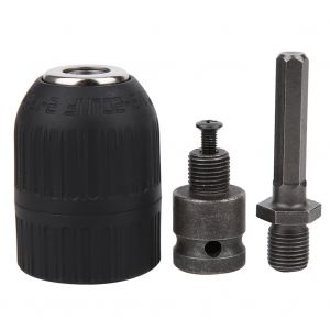 XYONG Adaptateur de mandrin de perceuse electrique a serrage manuel, tete de conversion pour marteau perforateur, filetage 2-13 mm, 1/2-20 UNF pour SDS - Neuf