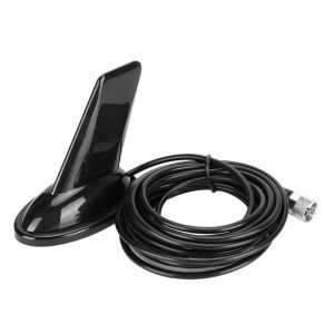 Kit radio d'antenne mobile pour voiture Sharkfin UHF/VHF double bande 144/430 MHz - Neuf