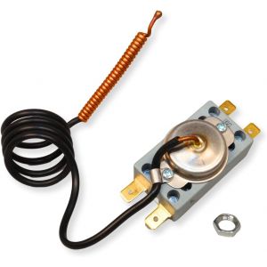 | Thermostat De Sécurité Pour Chauffe-Eau Électrique Activation Automatique À 93ºc | Sonde Bulbe 500Mm | Réarmement Manuel Facile - Neuf