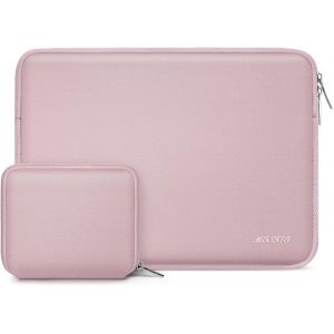 13 Inch Laptop Case, Compatible with MacBook Air M4 M3 M2 M1 2025-2018 / Pro 13 M2 M1 2025-2016, Neoprene Case with Small Case, Pink - Neuf