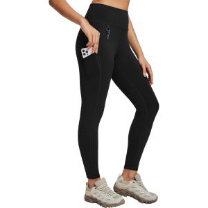 Jexnovashop-Legging De Marche Et De Randonn&eacute;e Pour Femme Avec 3 Poches - Pantalon De Gym - Taille Haute - S&eacute;chage Rapide - Neuf