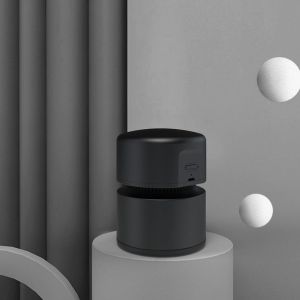 Aspirateur à main (noir), mini aspirateur, rechargeable par USB, arrêt automatique, sans fil, 360°, pour l'école, le bureau et la maison - Neuf