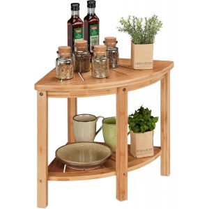 Chenquansarl-Rangement Dangle, Cuisine & Salle De Bain, Hxlxp Env. 42 X 55 X 39,5 Cm, Pour Le Plan De Travail, Nature - Neuf