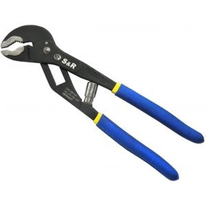 Pince Multiprise Automatique Professionnelle, 300x40mm, CR-V, poign&eacute;es double rev&ecirc;tement. - Neuf