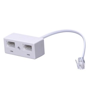 Prise RJ11 vers convertisseur de prise téléphonique BT double UK - Neuf