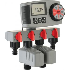 Ulteronixshop-S&eacute;lecteur &agrave; 4 Sorties Programmateur D&iquest;arrosage 2 Valves - Neuf