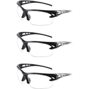 Pack De 3 Lunettes De Sécurité Avec Verres En Plastique Pour Pistolet Nerf Des Batailles Et Des Enfants De L'artisanat. - Neuf