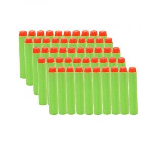 50pcs Toy Gun Recharge Blue Bullet Darts Pour Nerf Pour N-Strike Series Blaster 7.2c - Neuf