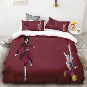 Housse De Couette Guerrier Mécanique Gundam Enfants Et Adolescents Cadeau D'anniversaire Decoration De Chambre Parure De Lit Trois Pieces Sans Draps - Neuf