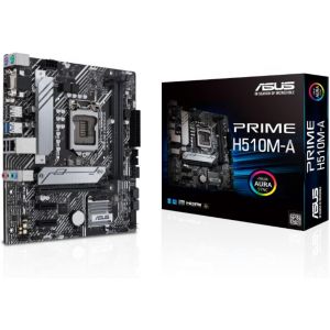 Prime H510M-A Carte M&egrave;re Intel H510 Lga 1200 Atx (Pcie 4.0,M.2,Ethernet Intel 1 Gb,Displayport,Hdmi,D-Sub,Usb 3.2 G&eacute;n.1 Type-A,Sata 6 Gb/S) - Neuf