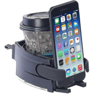 Porte-Gobelet De Voiture : 2 En 1 Boissons Et Support De Smartphone Pour Grille D'a&eacute;ration De Voiture (Support De Voiture) - Neuf