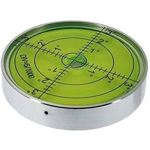 Inclinomètre rond en aluminium de 60 mm de haute précision avec aimant pour l'inspection industrielle - Neuf