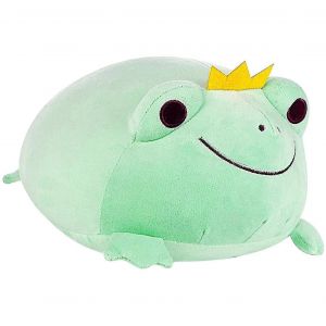 Peluche grenouille douce, peluche grenouille mignonne avec visage souriant, peluche mignonne St - Neuf