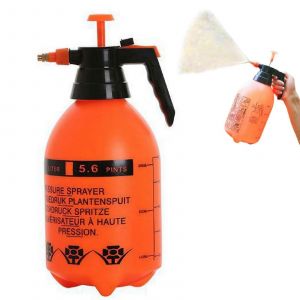 Pulv&eacute;risateur de jardin portatif robuste de 2 L avec pompe et buse r&eacute;glables et g&acirc;chette &agrave; verrouillage - Neuf