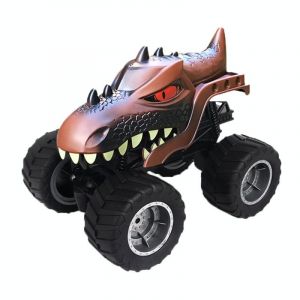 Voiture T&eacute;l&eacute;command&eacute;e Dinosaure Grimpeur 2.4G Monster Truck Marron Fonc&eacute; Marron YONIS - Neuf