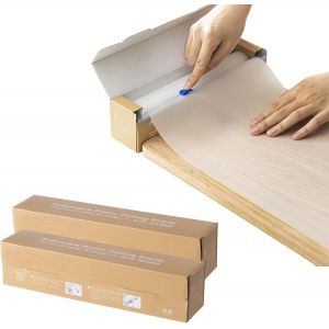 Lot De 2 Planches À Découper Jetables En Plastique De 24 X 300 Cm Avec Cutter Coulissant Intégré, Set De Table Flexible Pour Cuisine, Barbecue, Pique-Nique En Plein Air - Neuf
