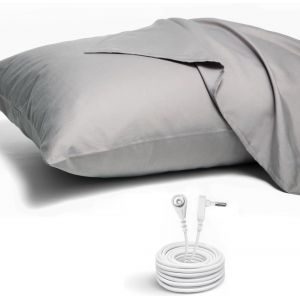 Taie D'oreiller Grise Avec Cordon De 4,6 M ¿ Queen Size - Neuf