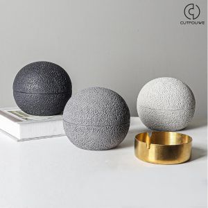 Poubelle De Table - Capacit&eacute; Id&eacute;ale, Facile &Agrave; Nettoyer, Poubelles Toutes Saisons - Parfaite Pour Le Balcon, &Eacute;galement Comme D&eacute;coration De Table &Eacute;l&eacute;gante, Blanche - Neuf