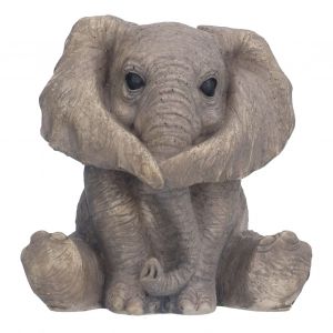 Hjlian Statue D'elephant En Resine, Decoration D'interieur Mignonne Pour Salon, Chambre A Coucher, Type 1 - Neuf