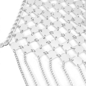 Vintage Punk Réglable Harnais Chaîne Collier Avec Épaulette Pendante Épaule Corps Bijoux - Neuf