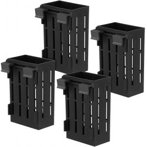 La pendaison de Pots de Plantes pour Aquariums, 4 pi&egrave;ces d'Eau en Plastique Usine Titulaires, Aquarium Paysage Accessoires Avec des Crochets - Neuf