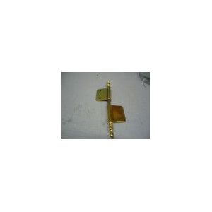 fiche à larder paumelle à vase laiton poli lg totale 140 mm 60 mm lot de 2 - Neuf