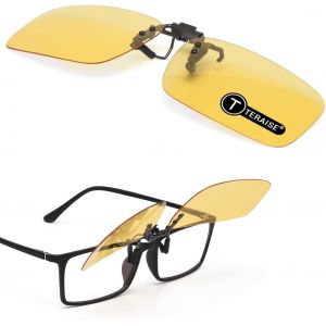 Lunettes De Soleil À Clipser Hd Polarisées Unisexes Pour Extérieur/Conduite, Uv400 - Neuf